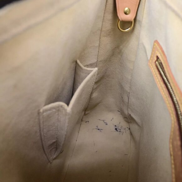 LOUIS VUITTON Logo Looping GM Shoulder Bag Monogram Leather Brown - Picture 6 of 16